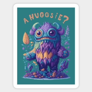 Hugging monster Sticker